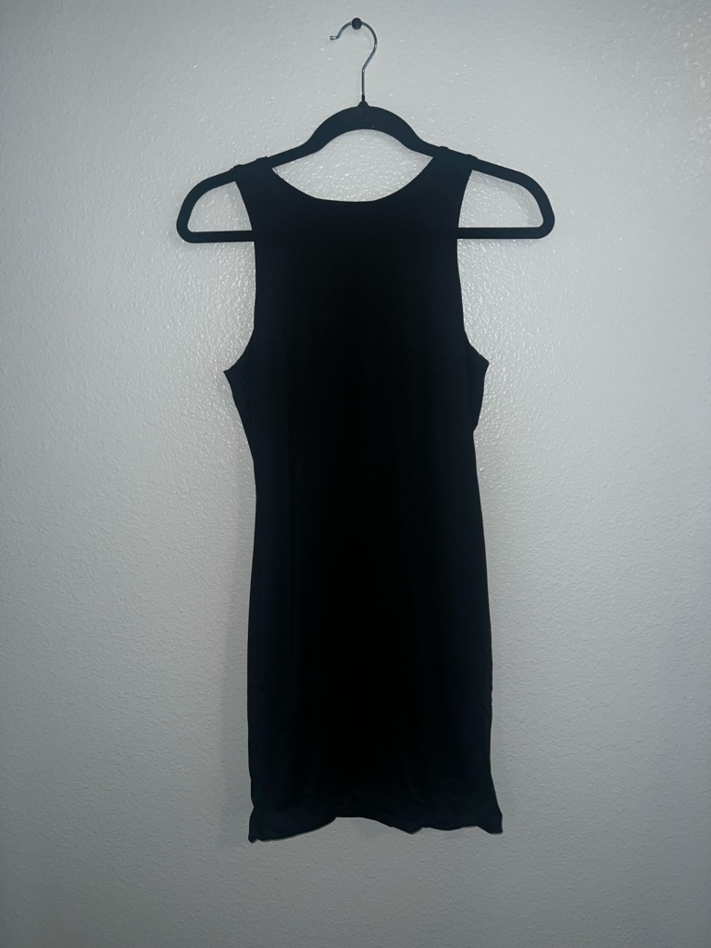 Black Fitted Spandex Dress